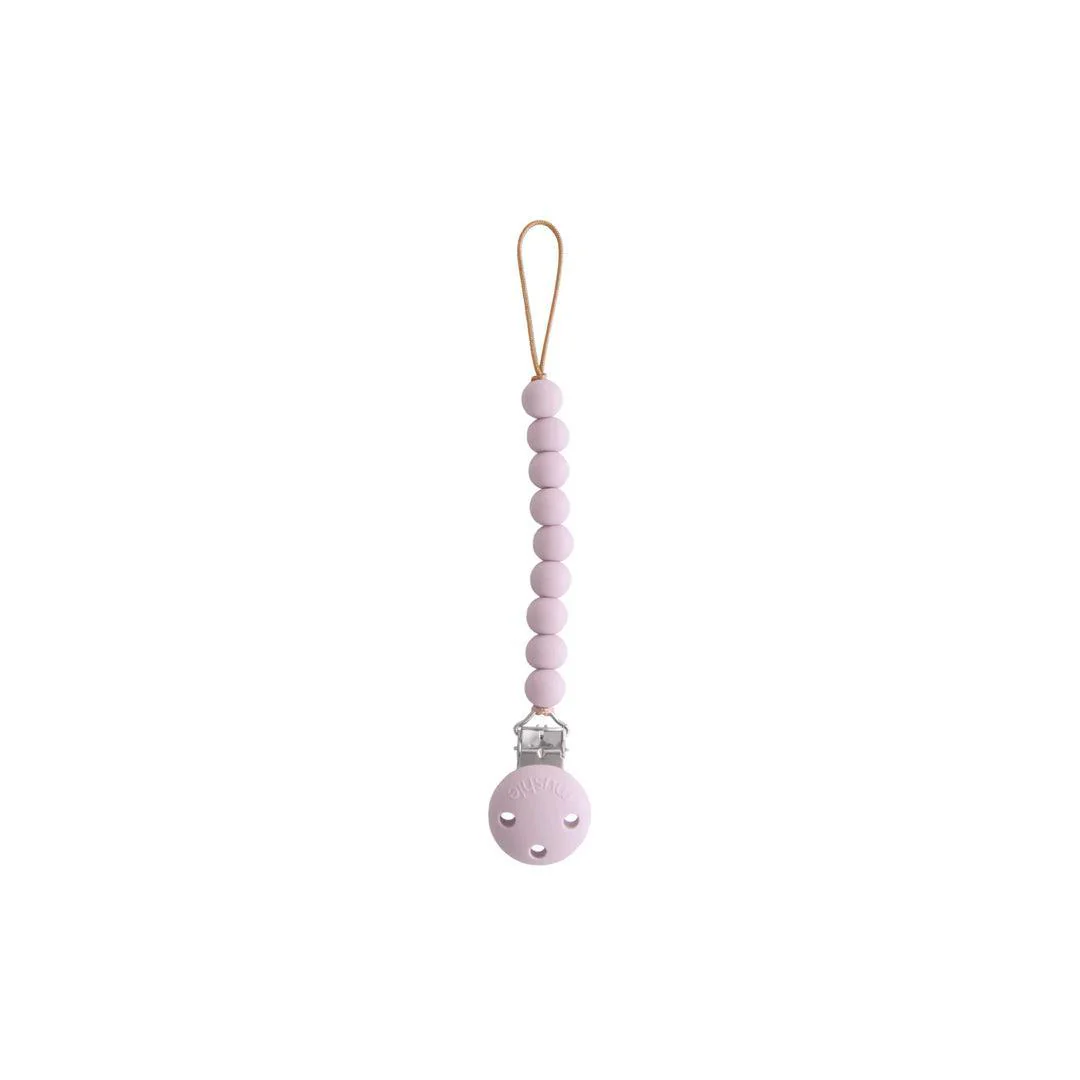 Mushie Hera Pacifier Clip - Soft Lilac