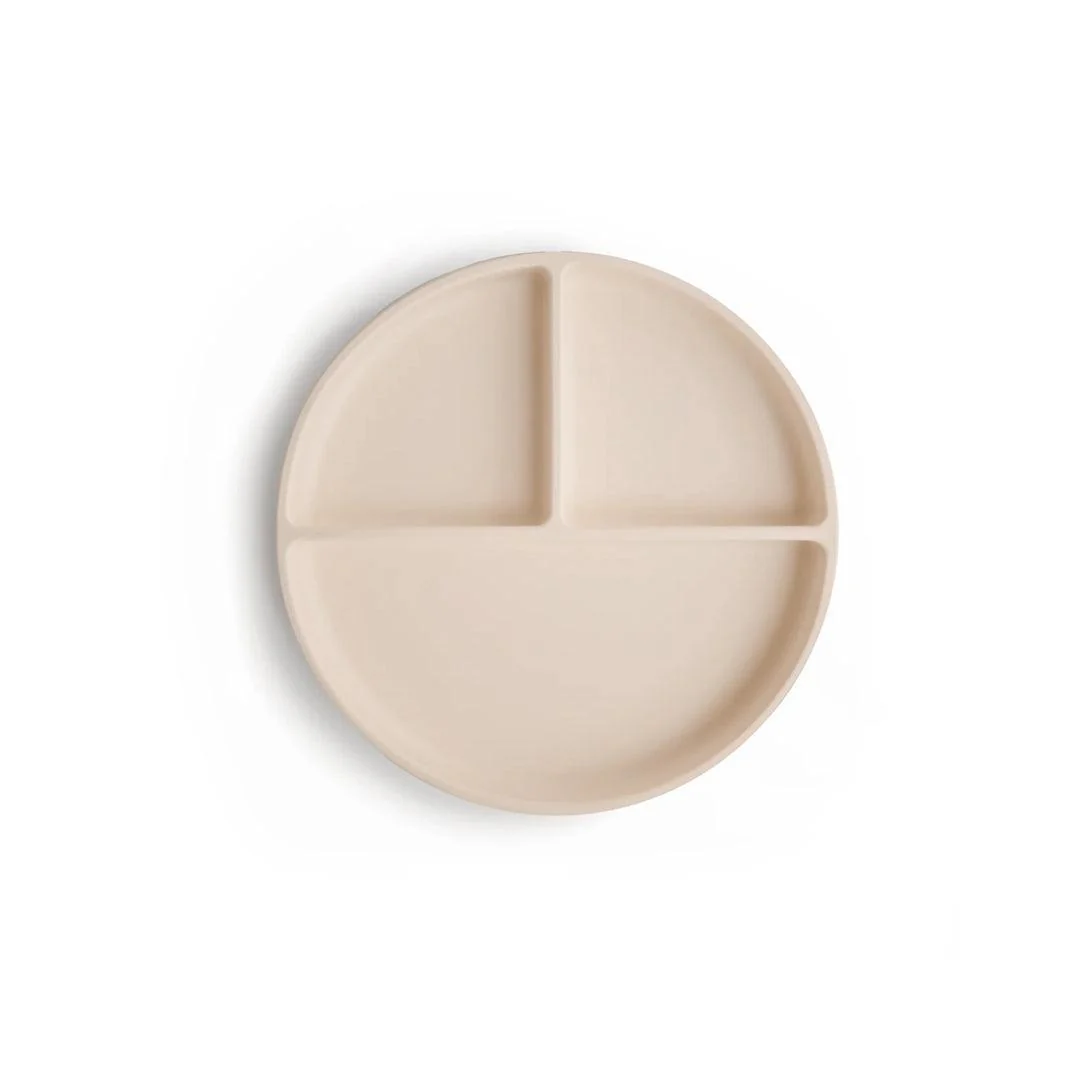 Mushie Silicone Plate - Shifting Sand