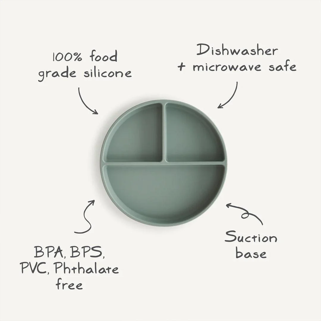 Mushie Silicone Plate - Shifting Sand - Image 3