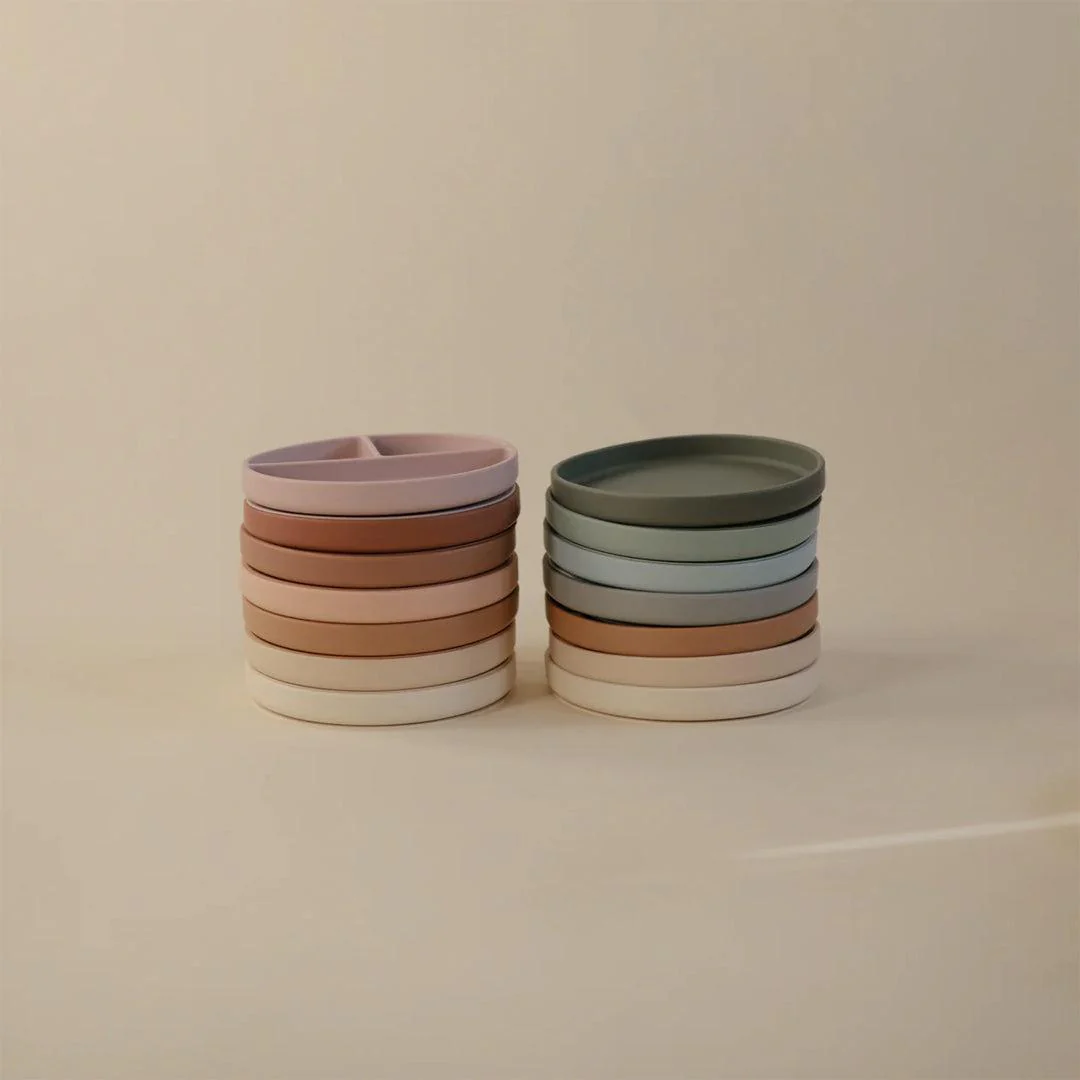 Mushie Silicone Plate - Shifting Sand - Image 6