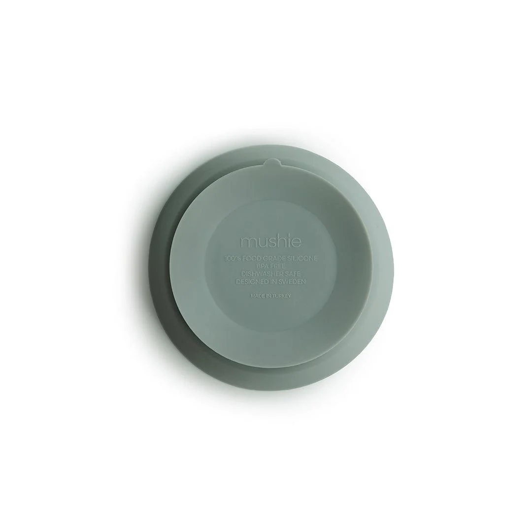 Mushie Silicone Suction Bowl - Cambridge Blue - Image 6
