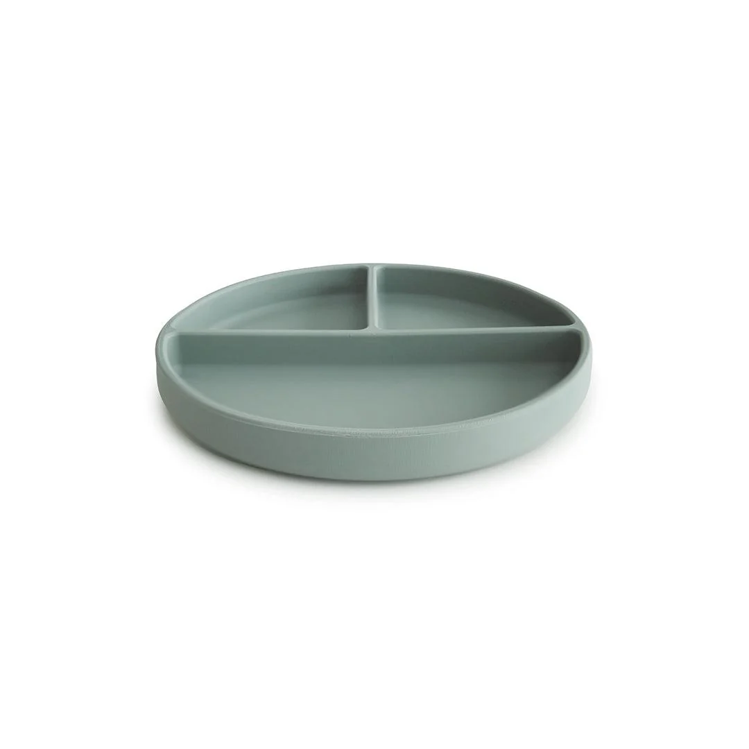 Mushie Silicone Suction Plate - Cambridge Blue - Image 5