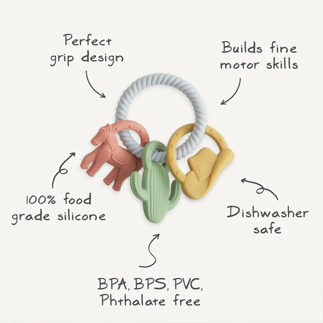 Mushie Teething Ring - Western - Image 3