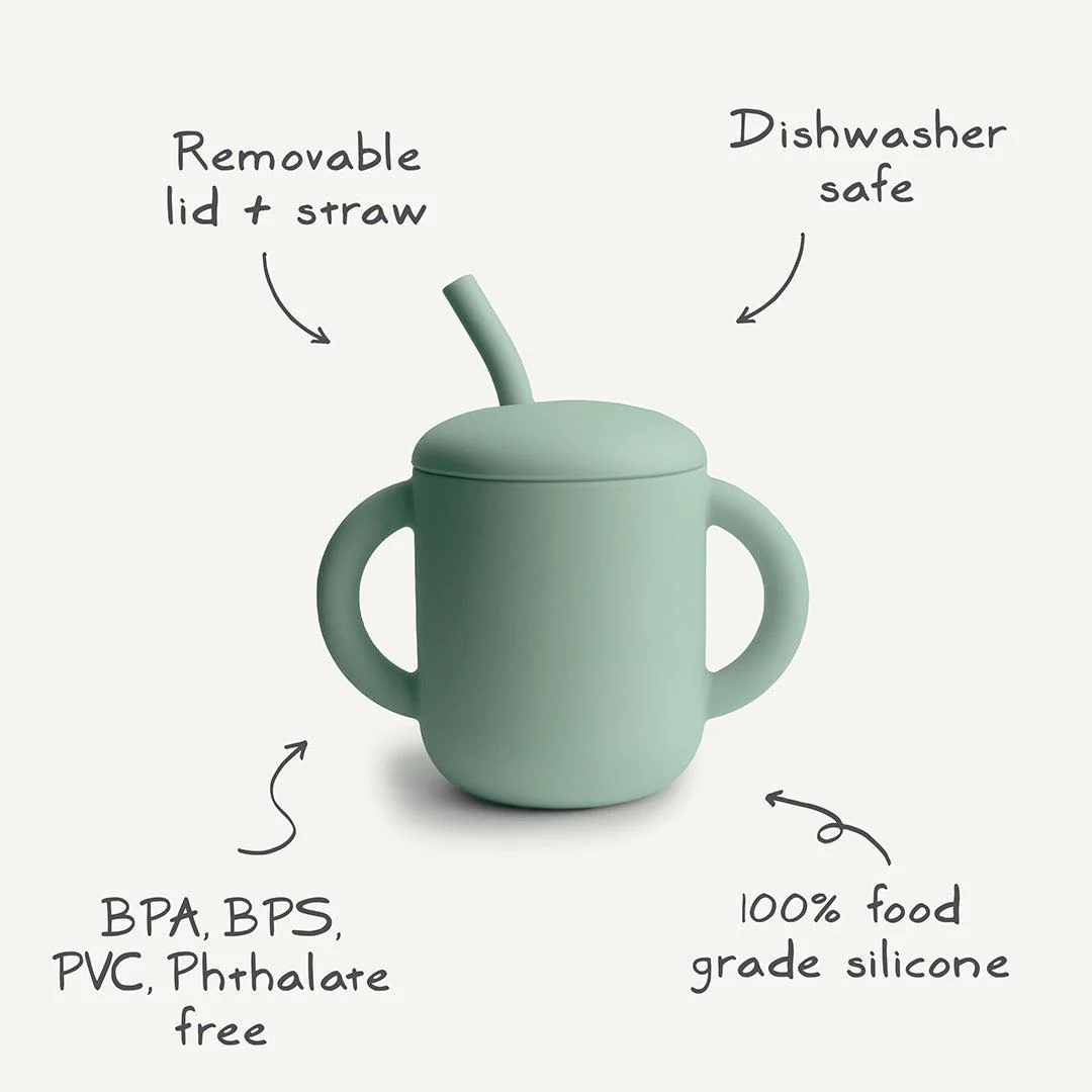 Mushie Training Cup + Straw - Whales - Image 3