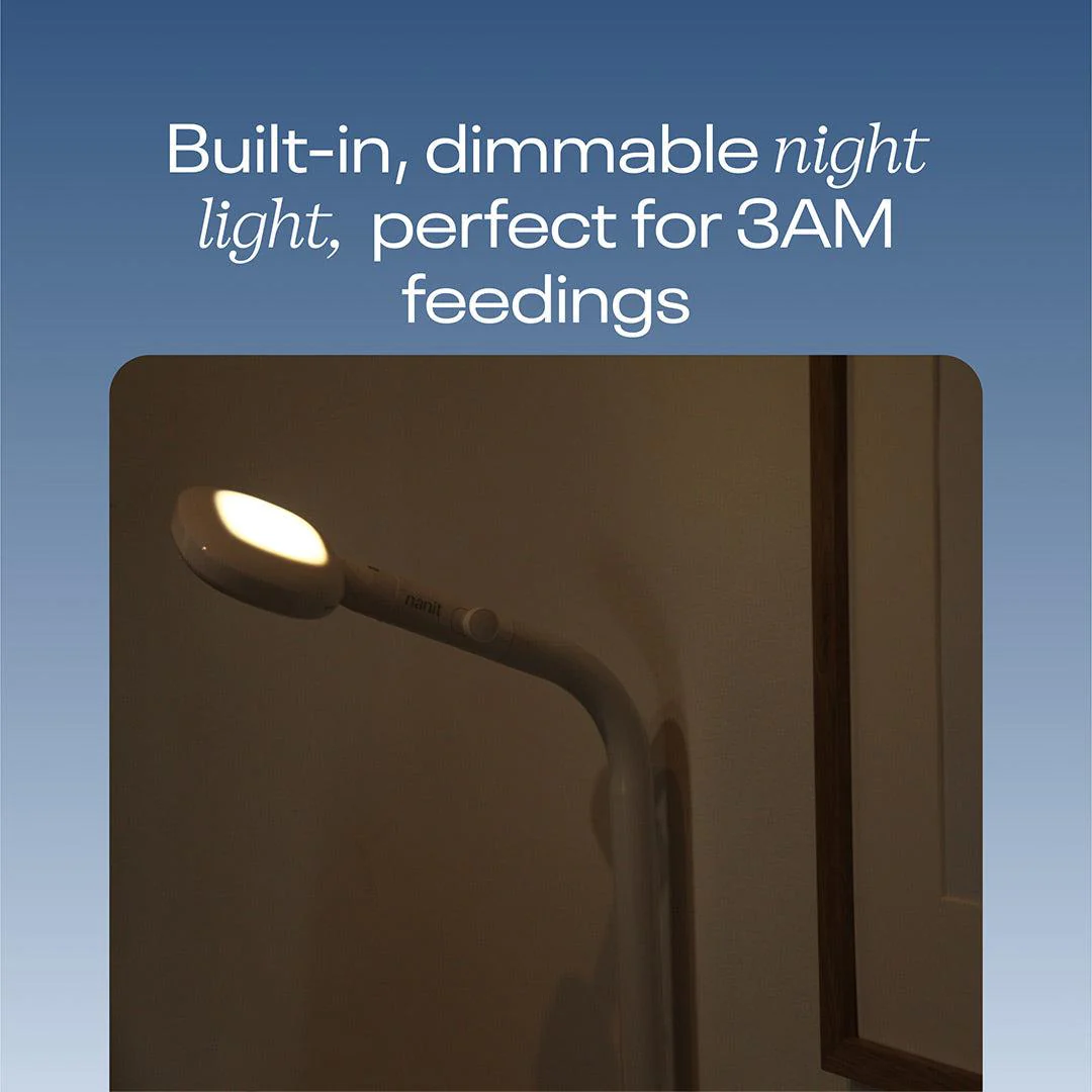 Nanit Pro Baby Monitor + Floor Stand Gen2 - White - Image 3