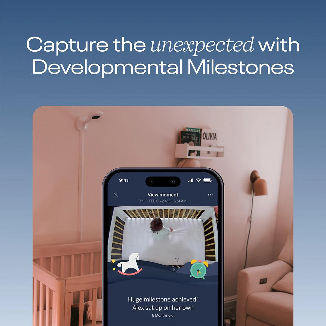 Nanit Pro Baby Monitor + Wall Mount - White - Image 10