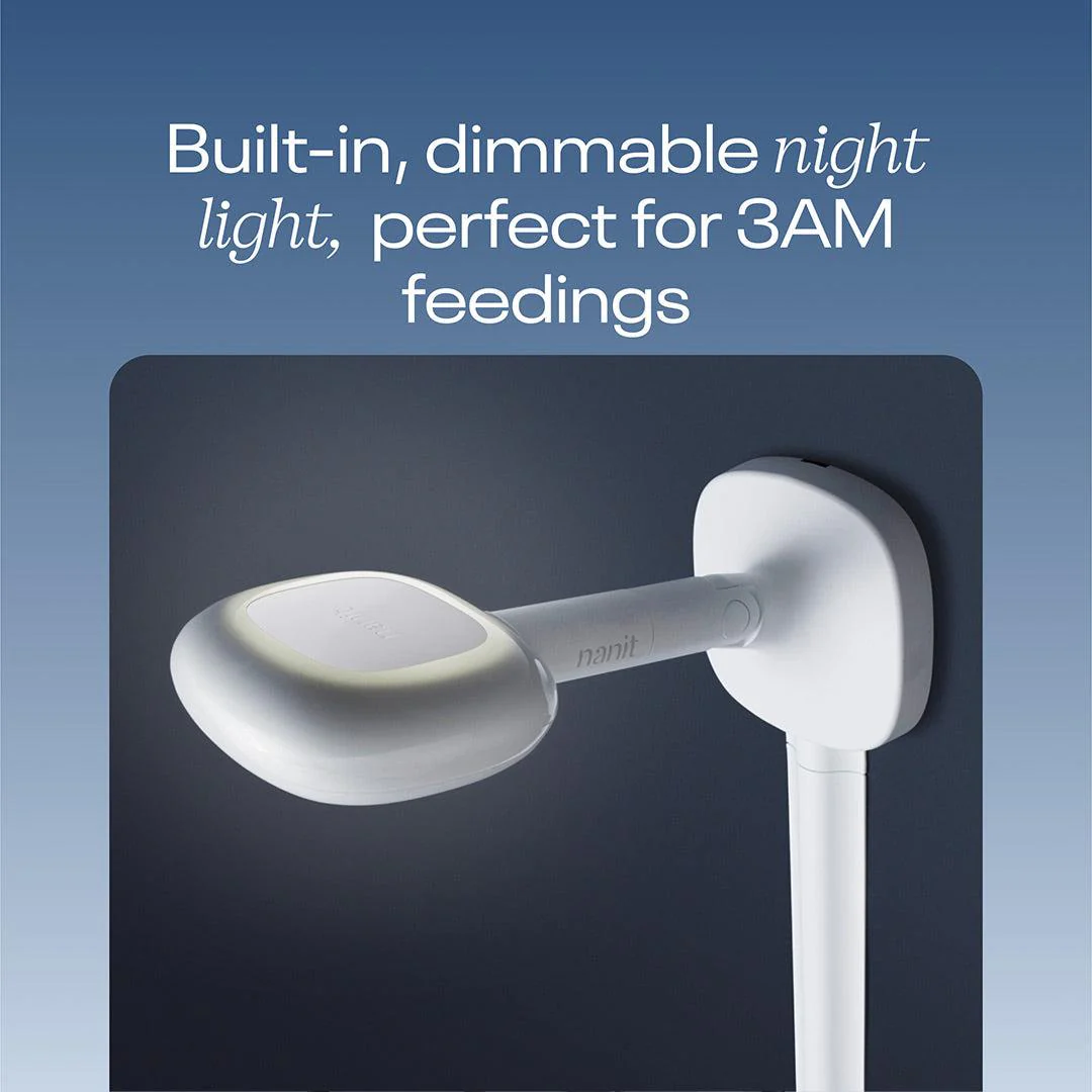 Nanit Pro Baby Monitor + Wall Mount - White - Image 4