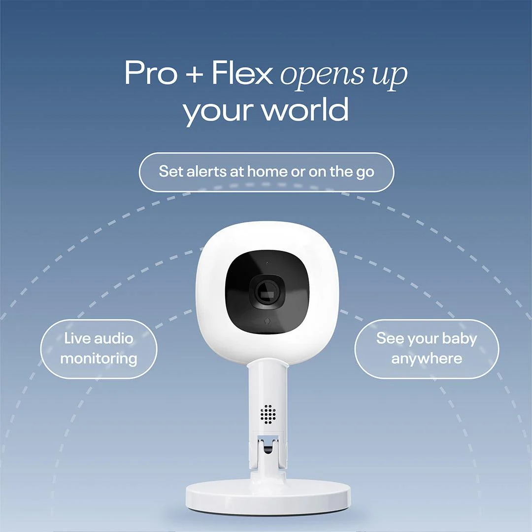 Nanit Pro Camera + Flex Stand Duo  - White - Image 2