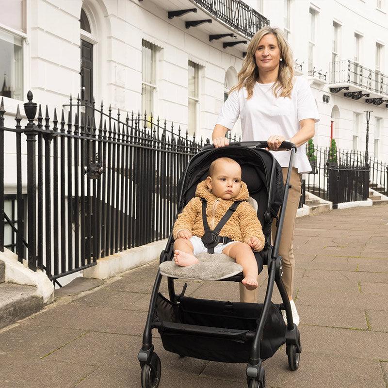 Naturally Sheepskins Original Sheepskin Pram Liner - Grey - Image 4