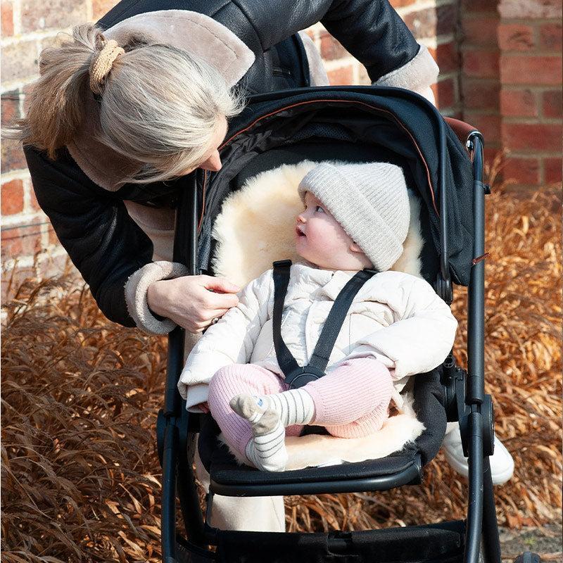 Naturally Sheepskins Snuggly Sheepskin Pram Liner - Natural - Image 2
