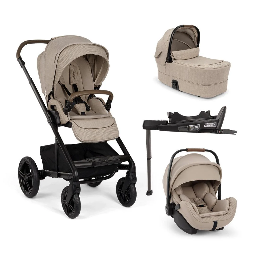 Nuna MIXX NEXT with ARRA FLEX & BASE CURV Travel System Bundle - Cosmopolitan