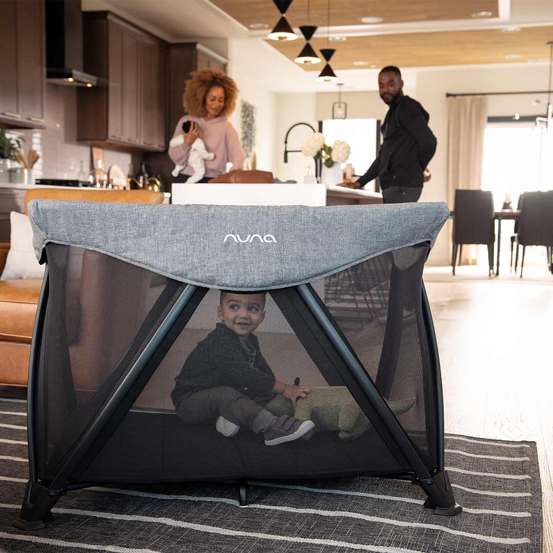 Nuna SENA Aire Travel Cot - Charcoal - Image 4