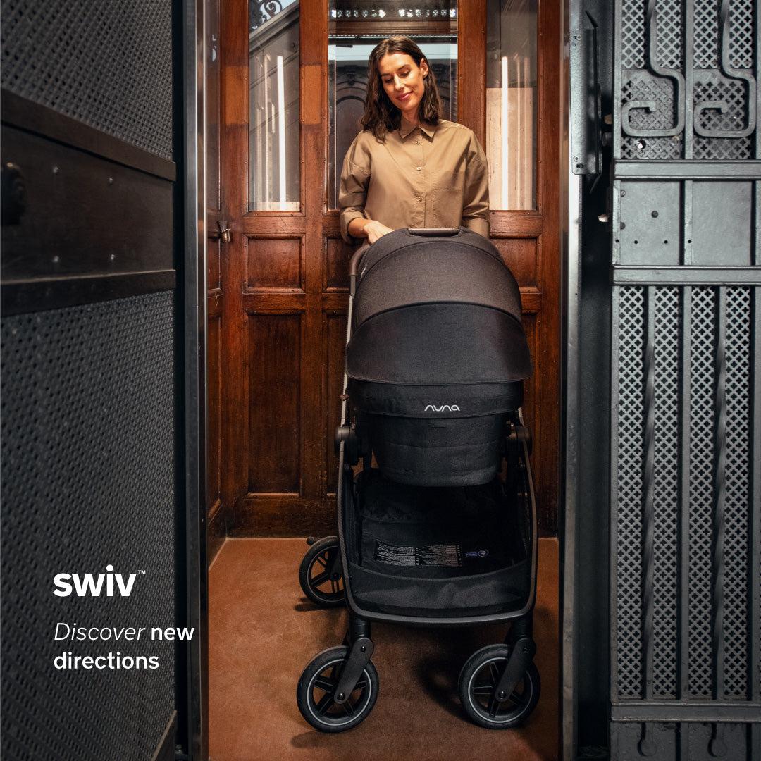 Nuna SWIV Stroller  - Caviar - Image 10