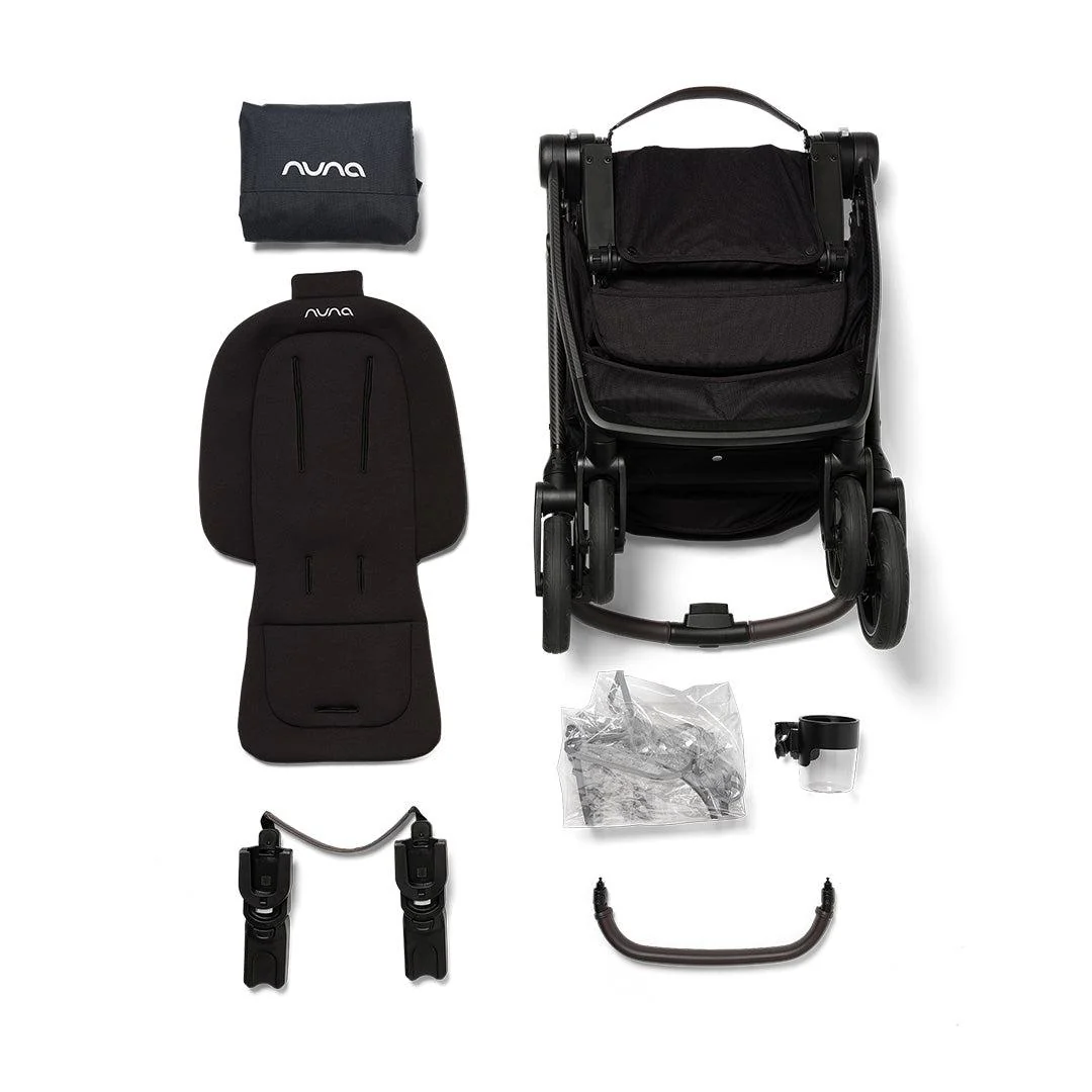 Nuna SWIV Stroller + PIPA NEXT Travel System - Caviar - Image 11
