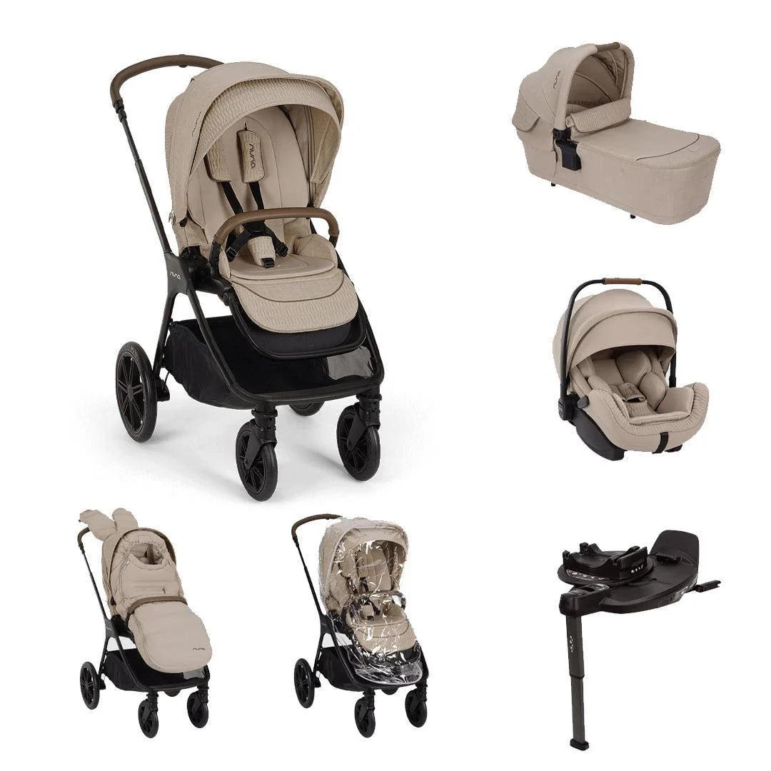 Nuna TRIV LX + ARRA FLEX & BASE CURV  Travel System  - Cosmopolitan