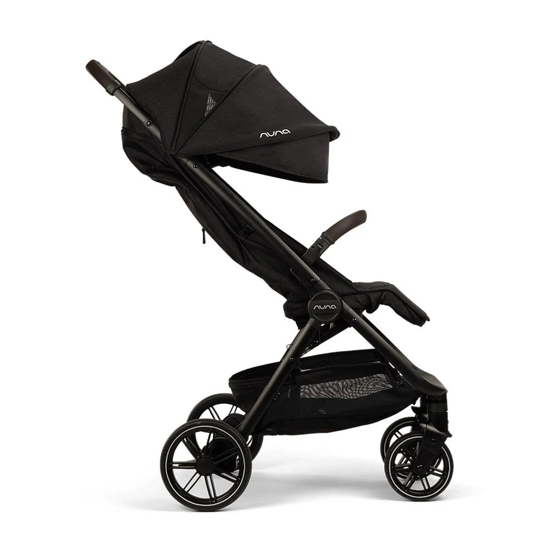 Nuna TRVL LX Compact Stroller  - Caviar - Image 3