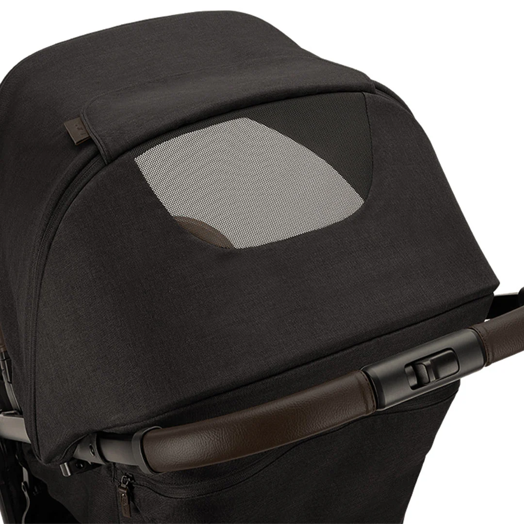 Nuna TRVL LX Compact Stroller  - Caviar - Image 4