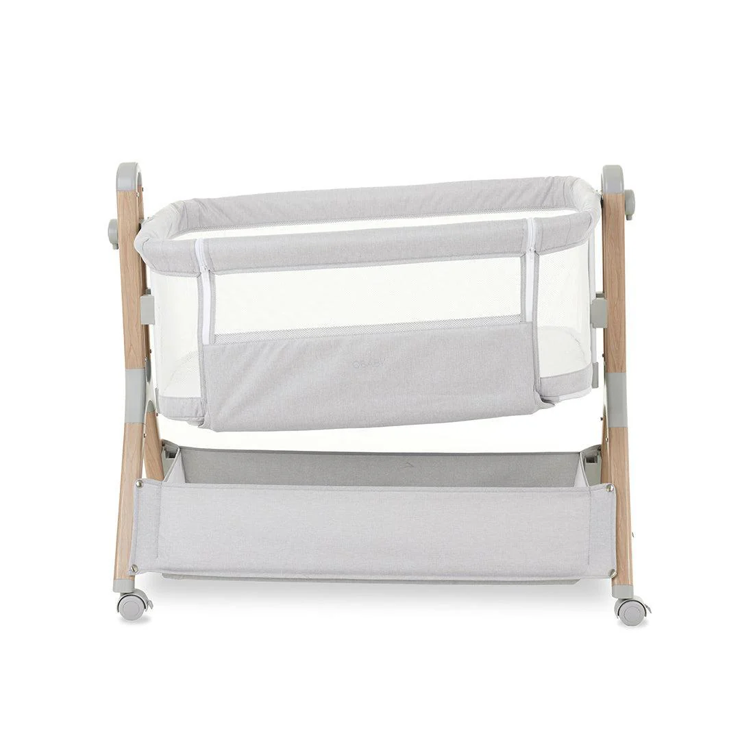 Obaby Cloud Bedside Crib - Grey - Image 10