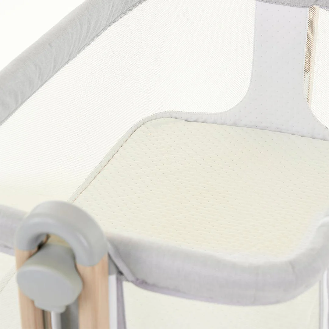 Obaby Cloud Bedside Crib - Grey - Image 3