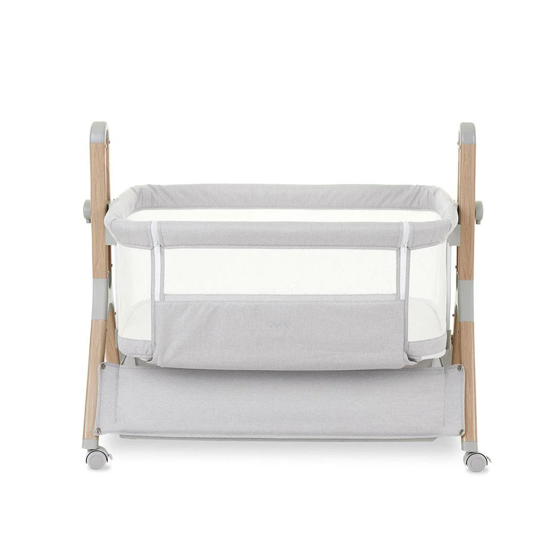Obaby Cloud Bedside Crib - Grey - Image 5