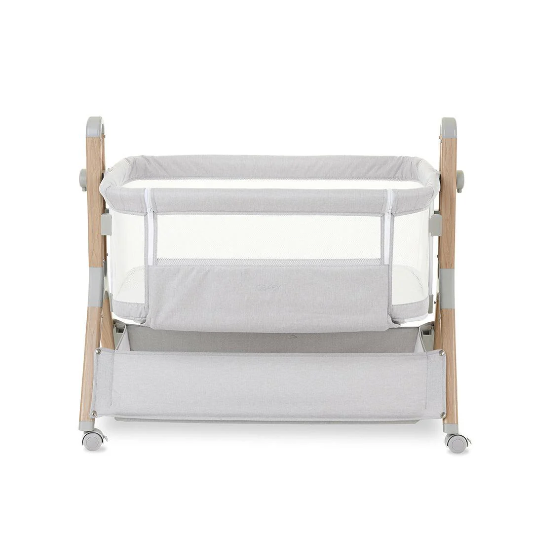 Obaby Cloud Bedside Crib - Grey - Image 7