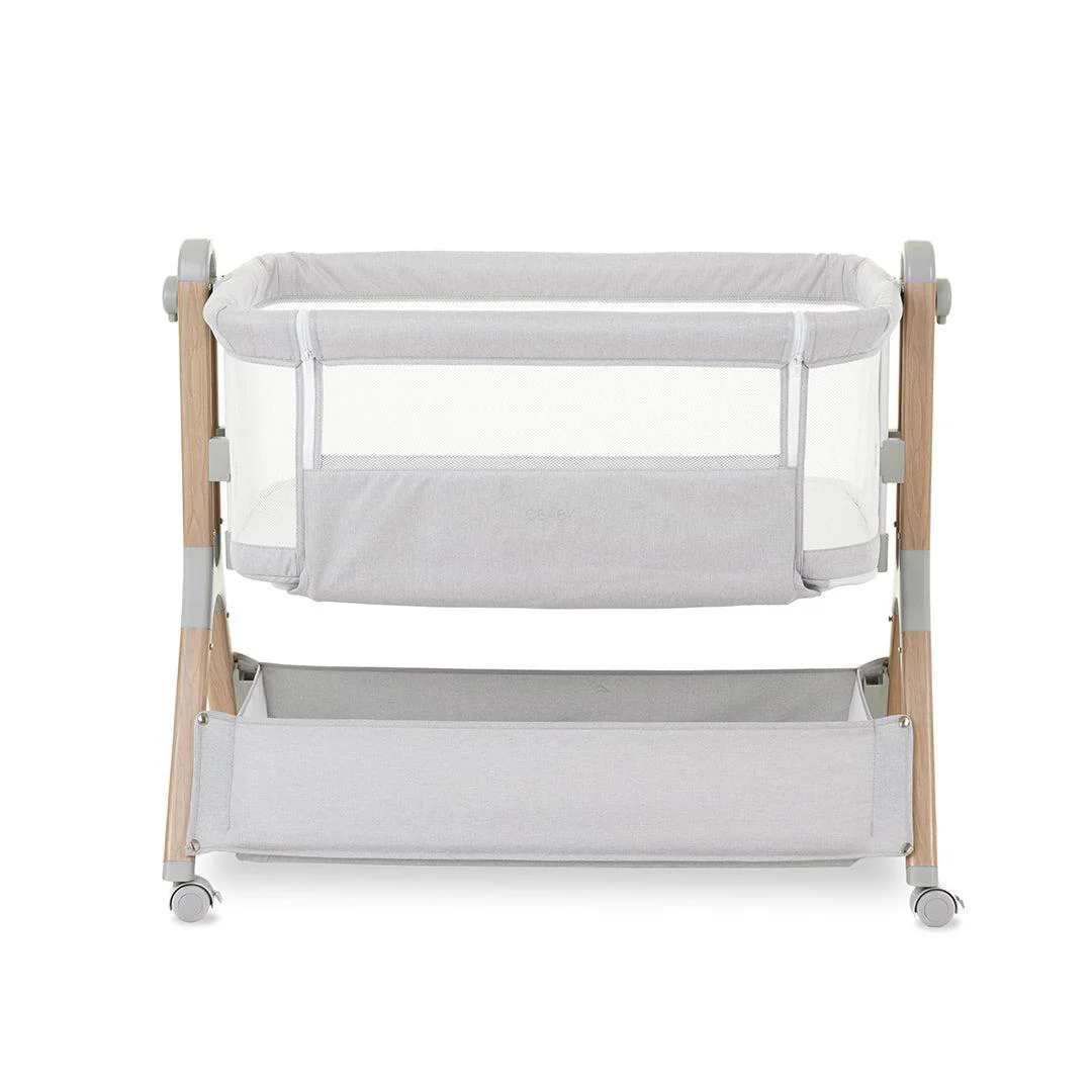 Obaby Cloud Bedside Crib - Grey - Image 9