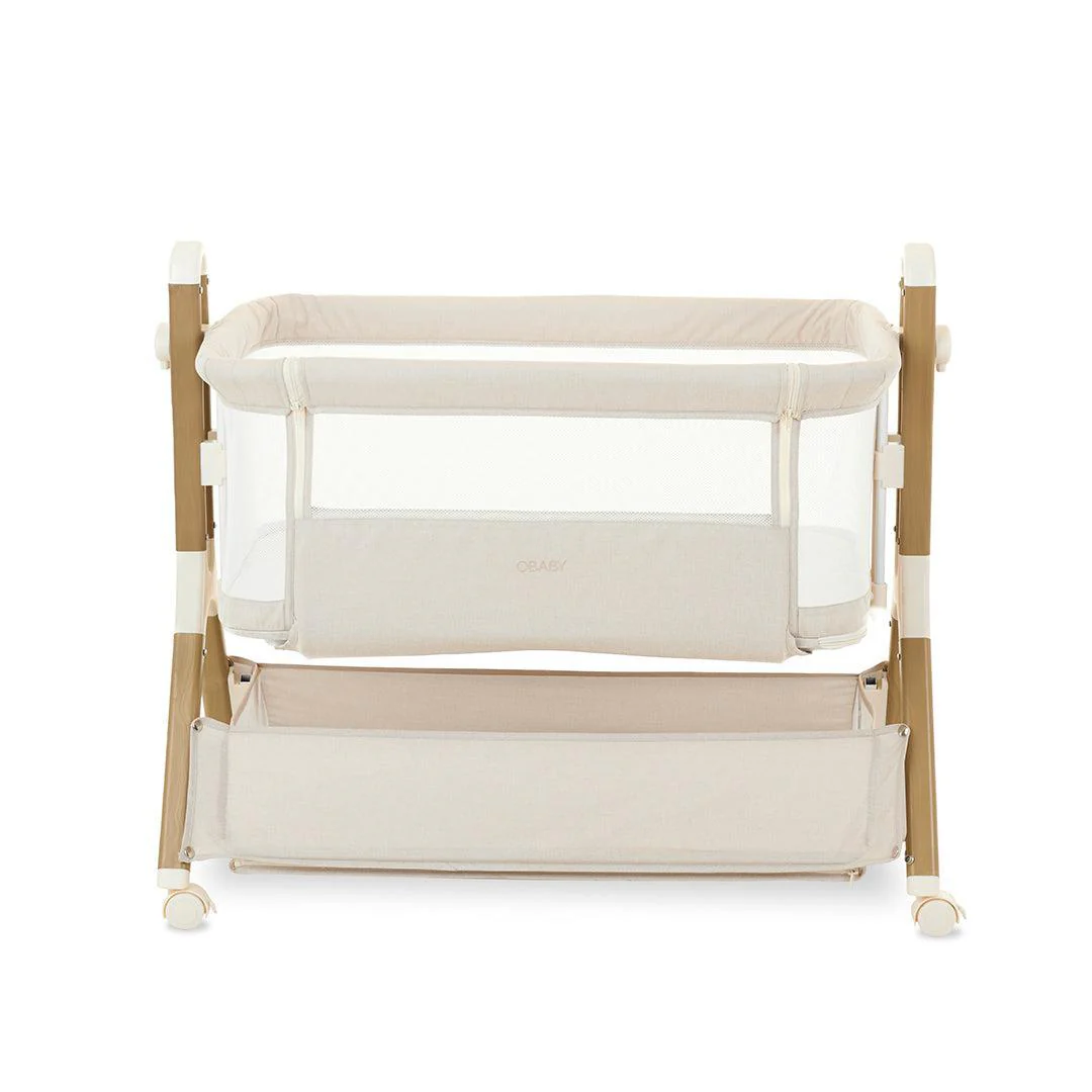 Obaby Cloud Bedside Crib - Oatmeal - Image 16