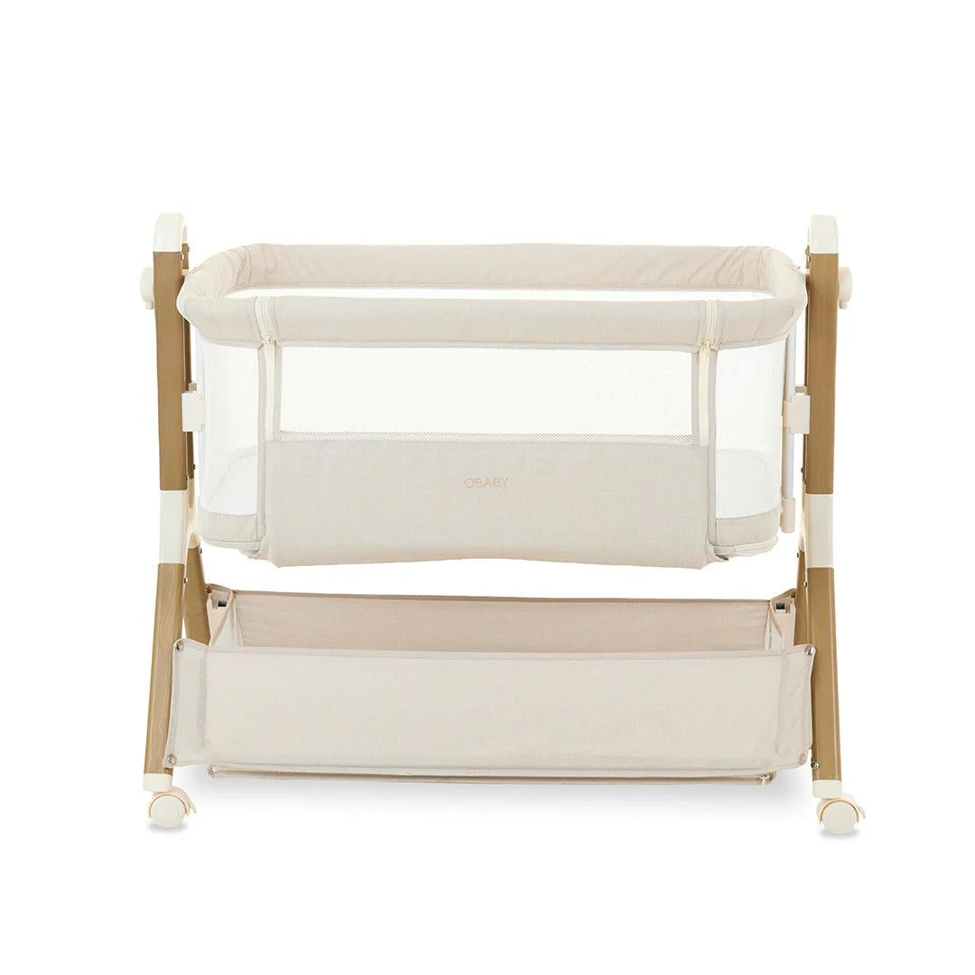 Obaby Cloud Bedside Crib - Oatmeal - Image 6