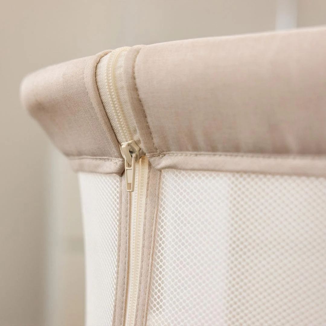 Obaby Cloud Bedside Crib - Oatmeal - Image 8
