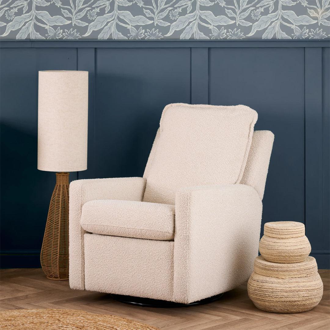 Obaby Denver Swivel Glider Recliner Chair - Bouclé - Image 2
