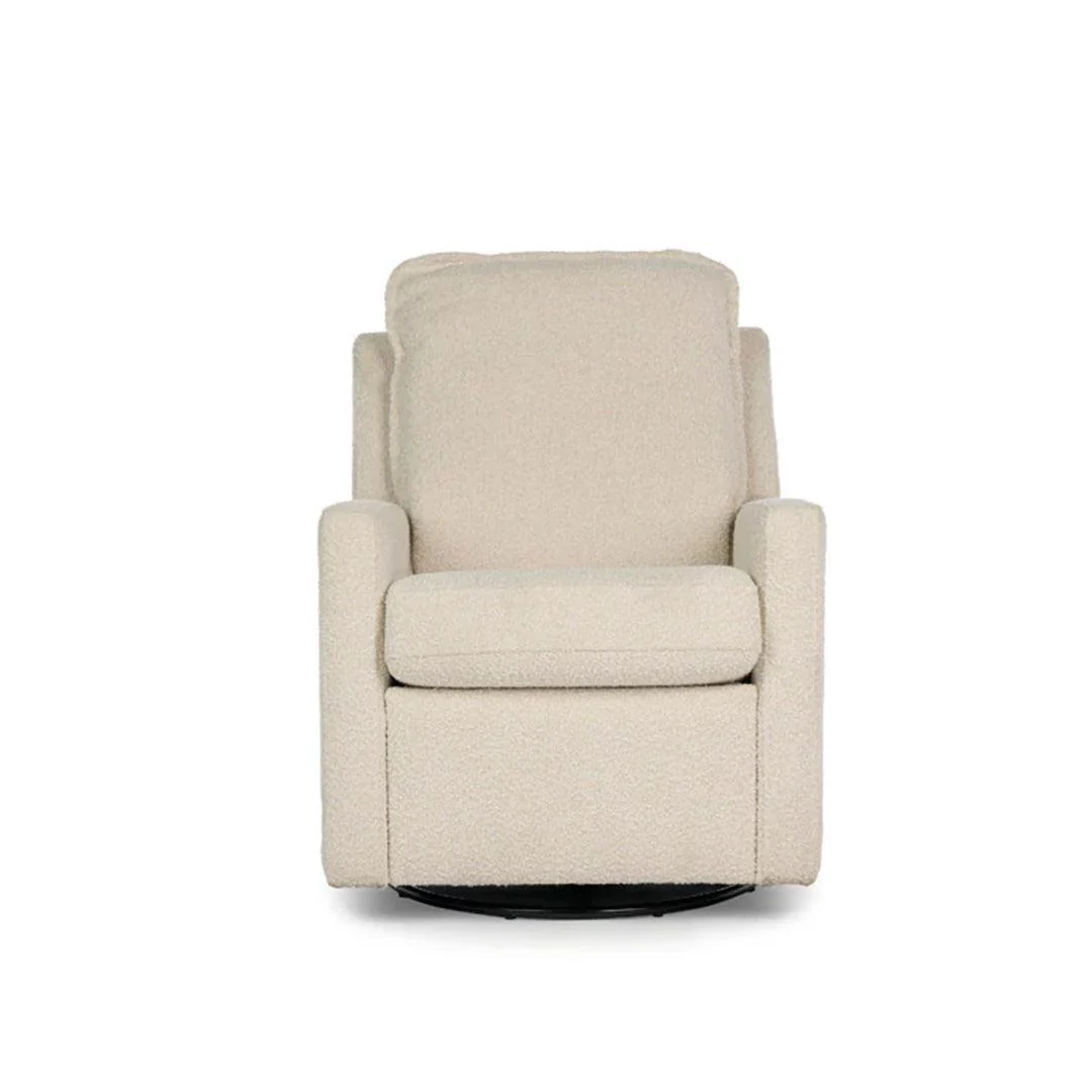 Obaby Denver Swivel Glider Recliner Chair - Bouclé - Image 7