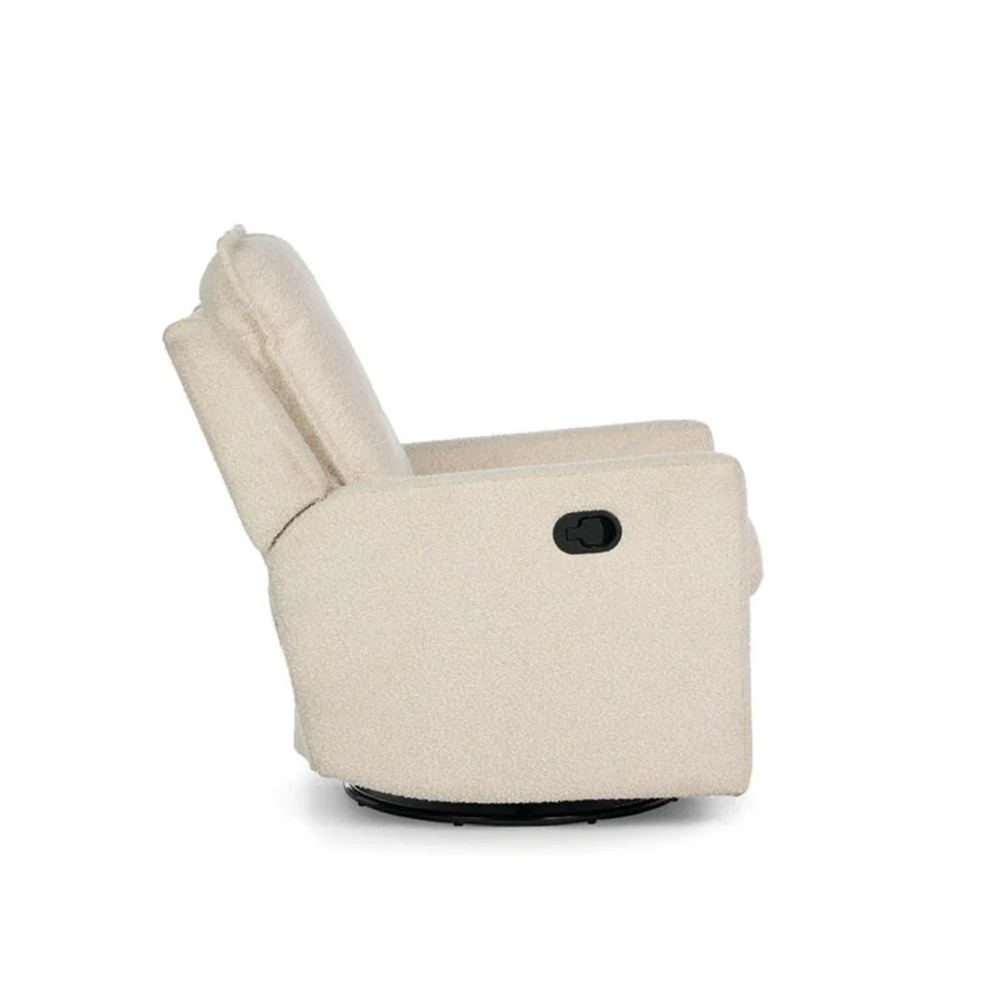 Obaby Denver Swivel Glider Recliner Chair - Bouclé - Image 8