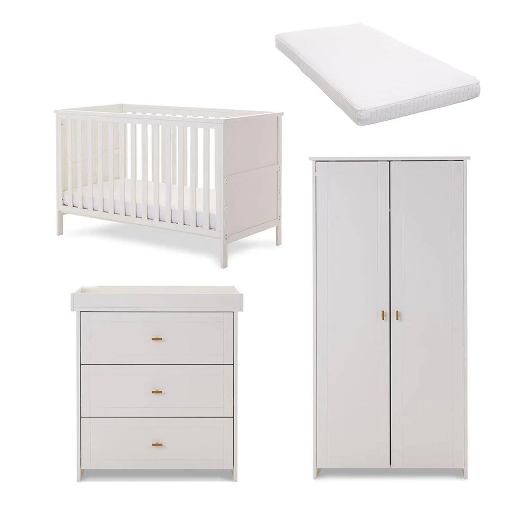 Obaby Evie 3 Piece Room Set - White - Image 10