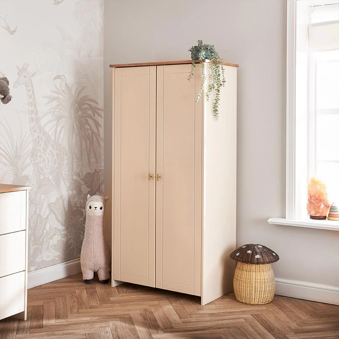 Obaby Evie Double Wardrobe - Cashmere - Image 2