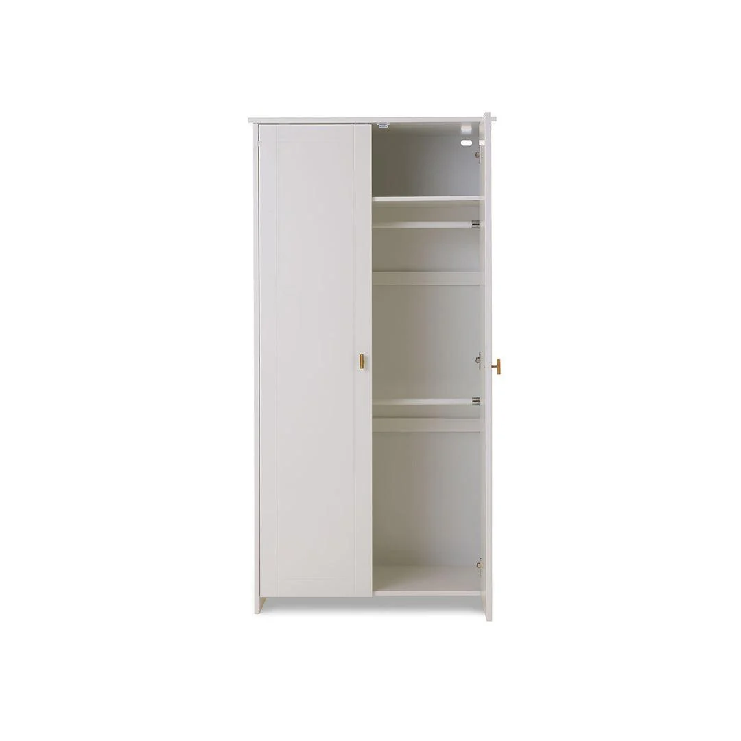Obaby Evie Double Wardrobe - White - Image 4