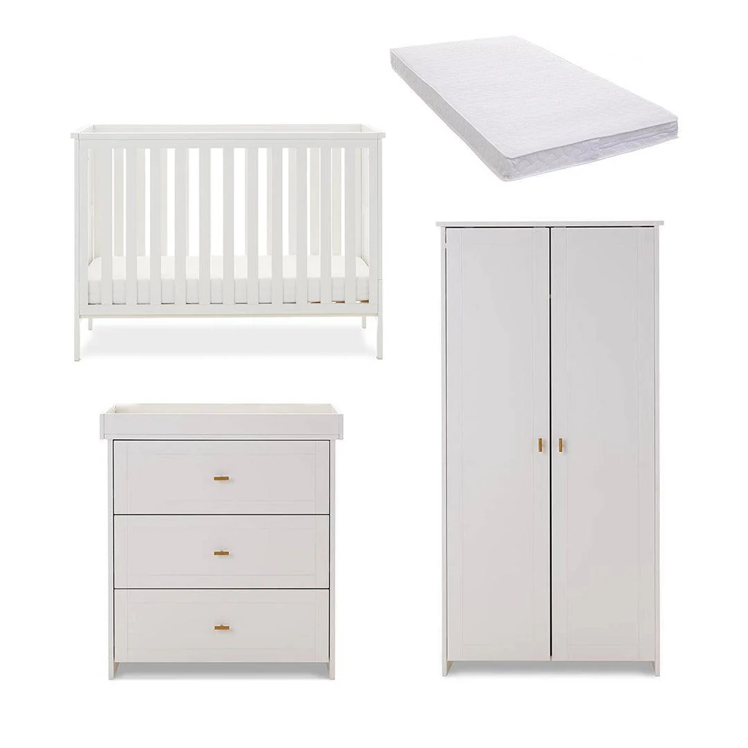 Obaby Evie Mini 3 Piece Room Set - White - Image 8