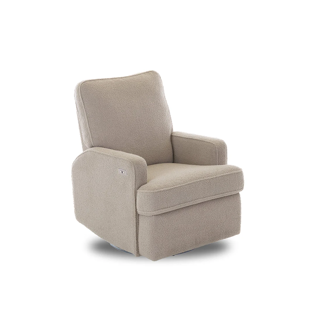 Obaby Madison Electric Recliner Chair - Teddy Fabric Truffle
