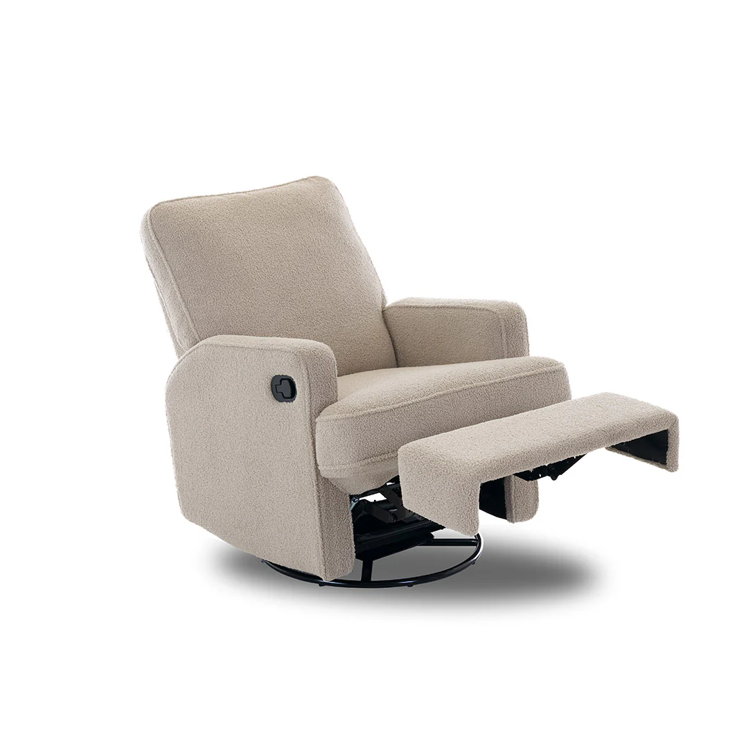 Obaby Madison Manual Recliner Chair - Teddy Fabric Truffle - Image 5