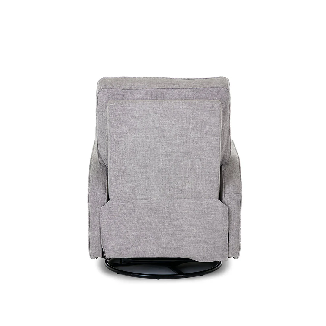 Obaby Madison Swivel Glider Recliner Chair - Pebble - Image 6