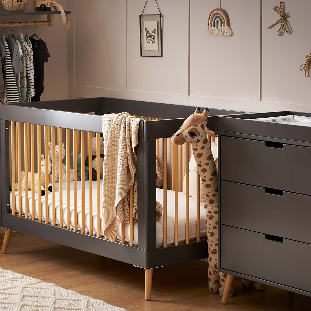 Obaby Maya 2 Piece Room Set - Slate + Natural - Image 3