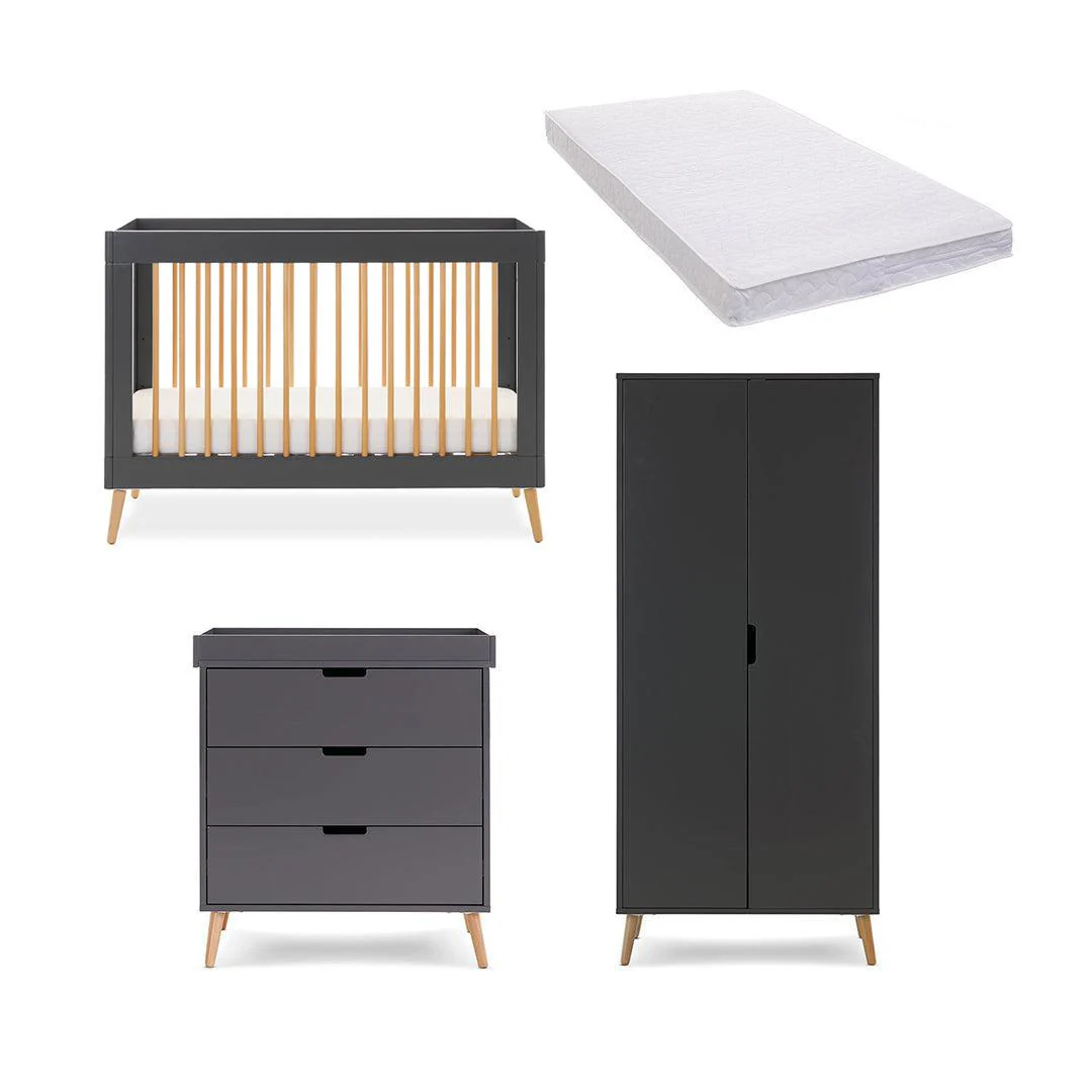Obaby Maya Mini 3 Piece Room Set - Slate + Natural - Image 8