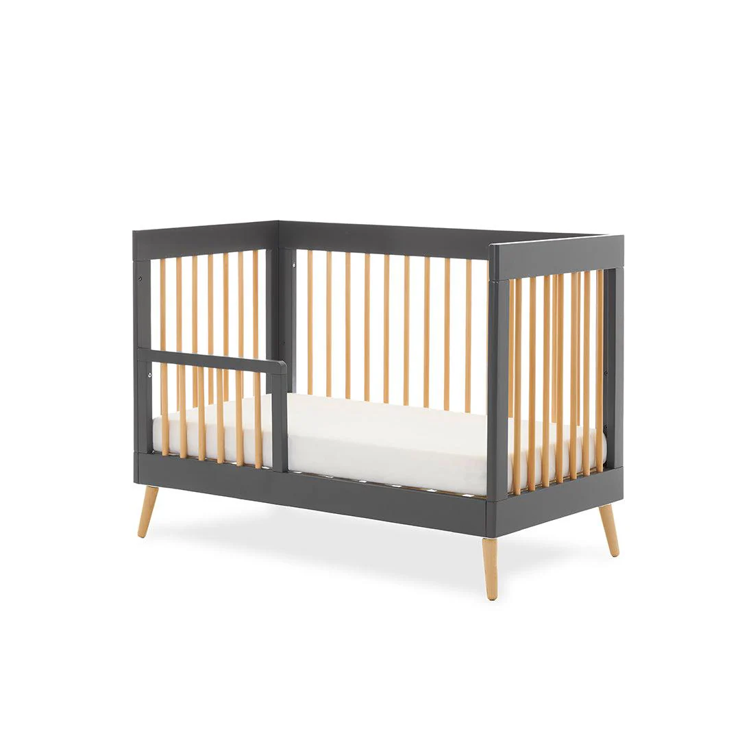 Obaby Maya Mini Cot Bed - Slate/Natural - Image 6