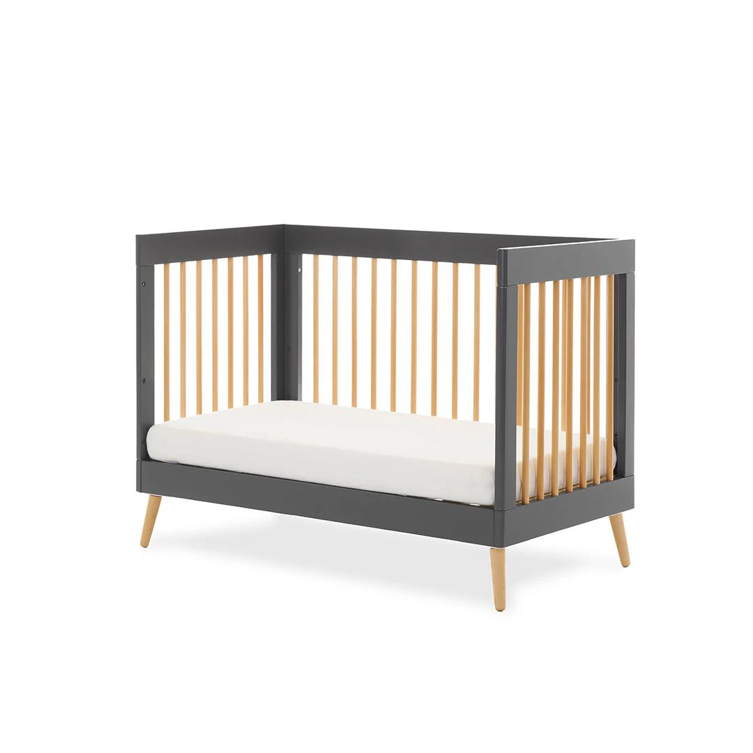 Obaby Maya Mini Cot Bed - Slate/Natural - Image 8