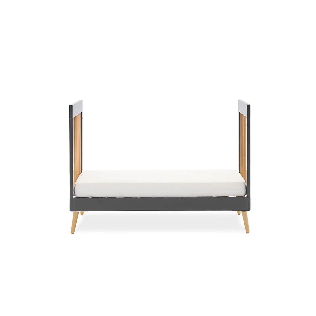 Obaby Maya Mini Cot Bed - Slate/Natural - Image 9