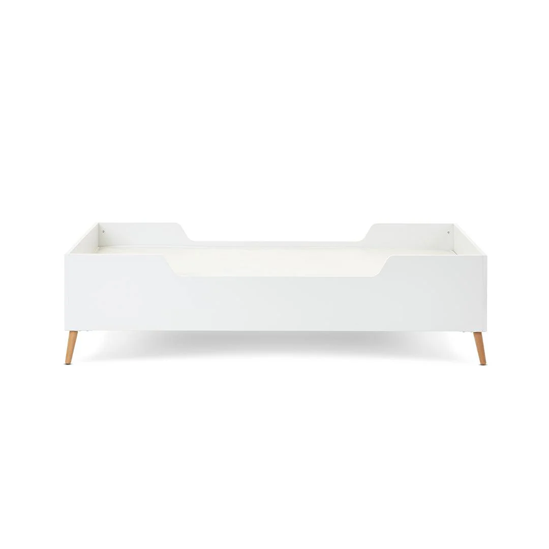 Obaby Maya Single Bed - White + Natural