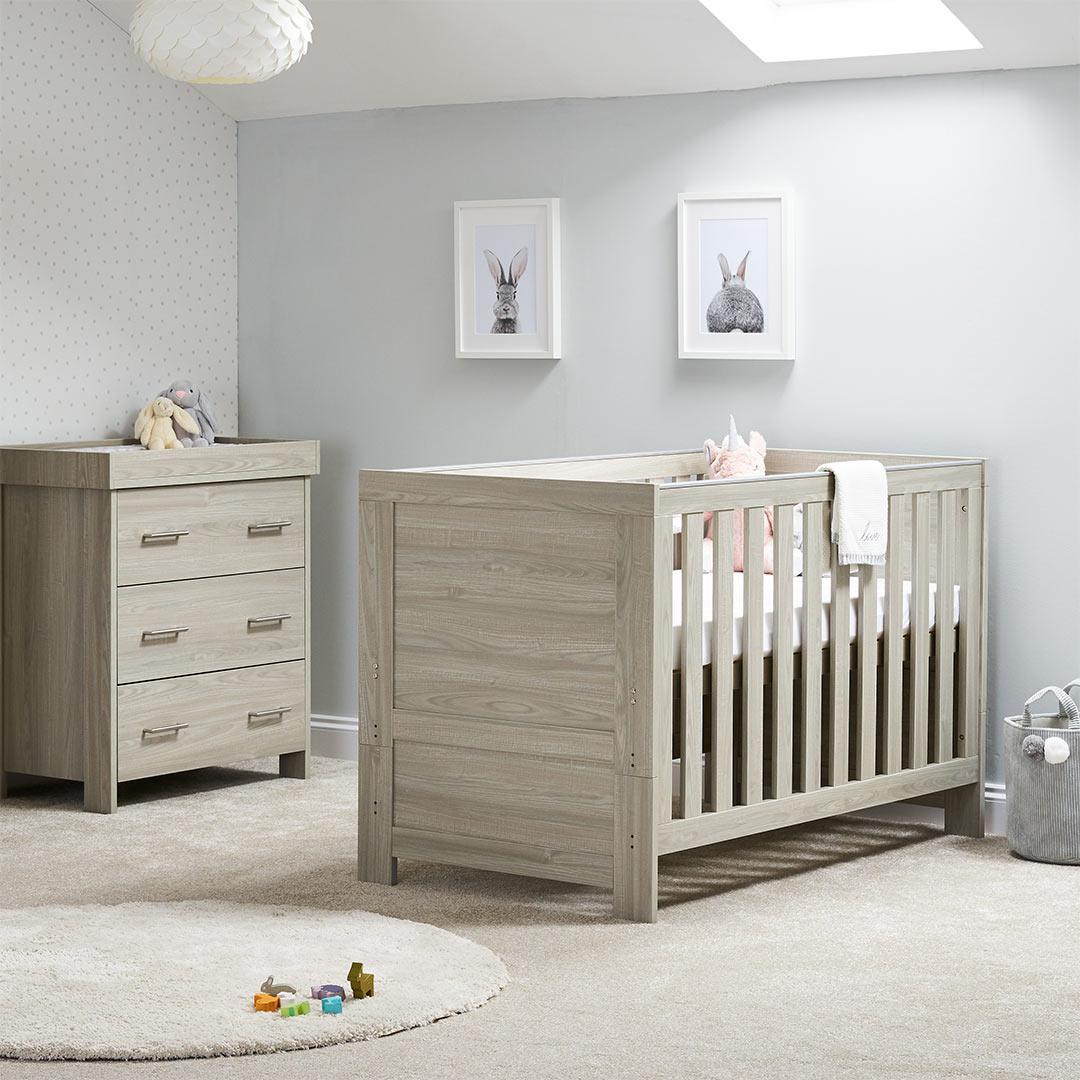 Obaby Nika 2 Piece Room Set - Grey Wash - Image 2