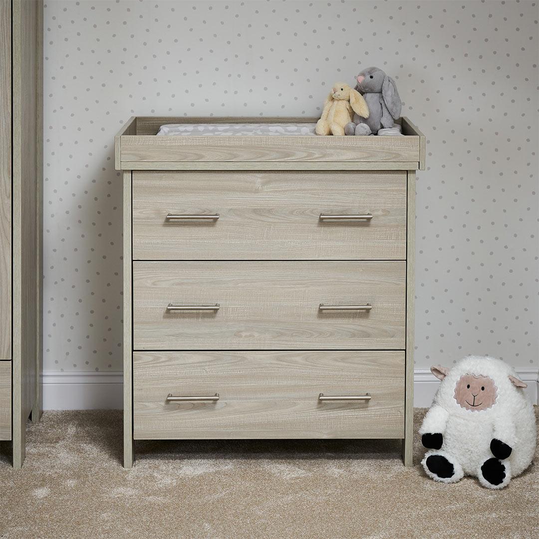 Obaby Nika 3 Piece Room Set - Grey Wash - Image 7