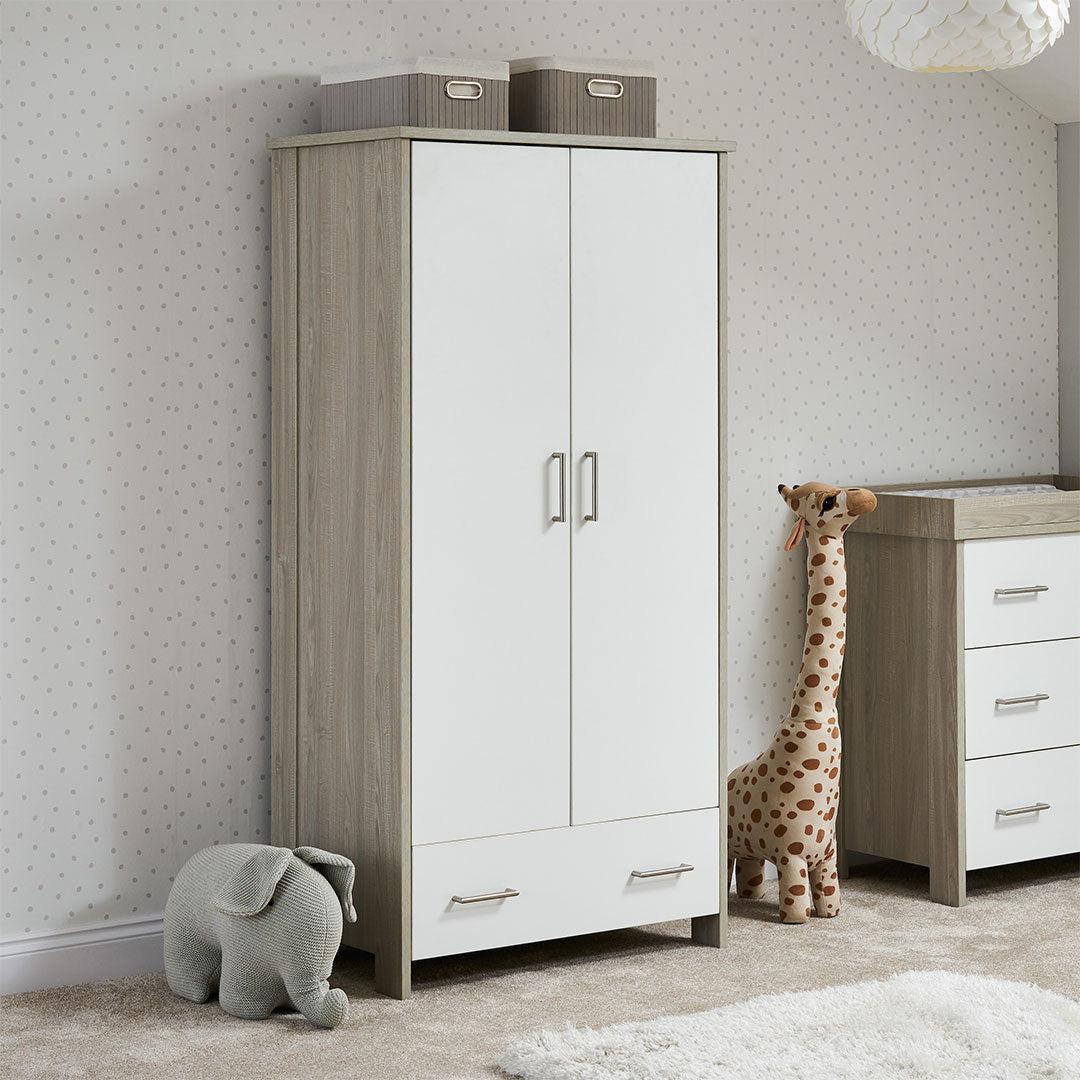 Obaby Nika 3 Piece Room Set - Grey Wash + White - Image 5
