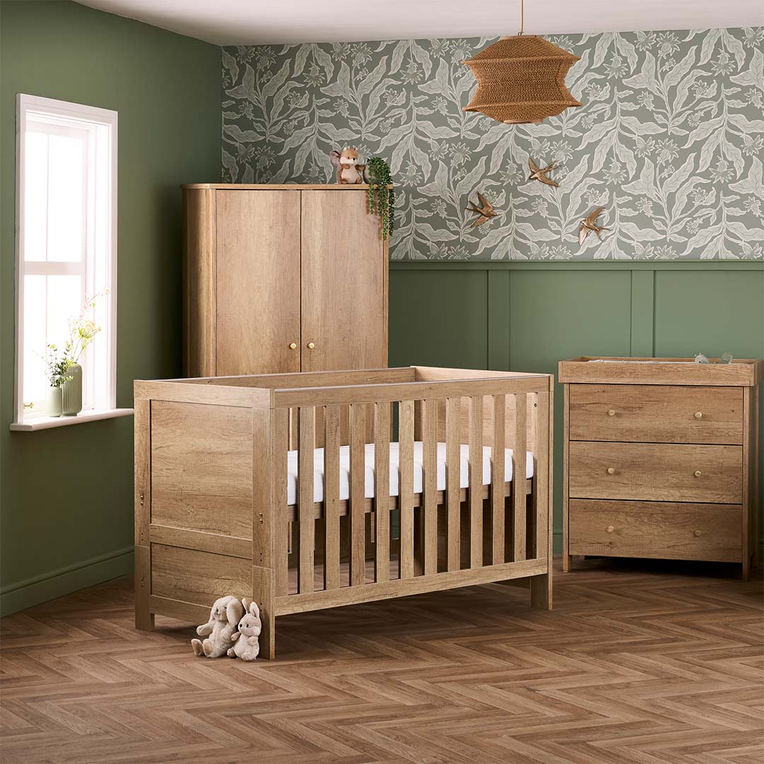 Obaby Nika 3 Piece Room Set - Oak - Image 2
