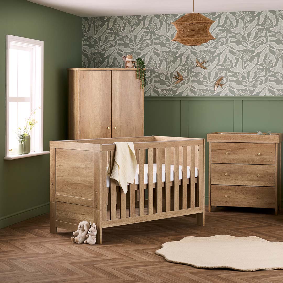 Obaby Nika 3 Piece Room Set - Oak - Image 3